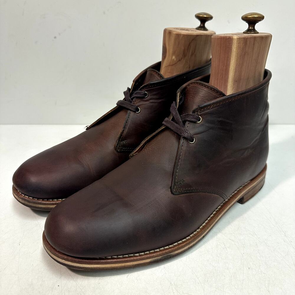 VERY GOOD Rancourt & Co. x Helm Chukka Boot Brown Chromexcel Made in USA 11 D